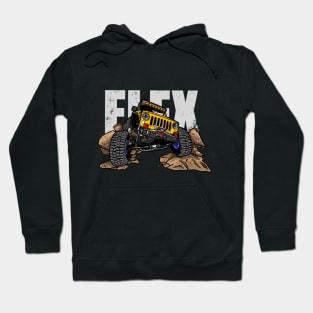 Yellow Jeep Flex Hoodie